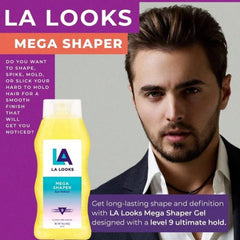 L.A. Looks Gel Mega Mega fini brillant qui rehausse la coiffure
