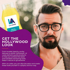 L.A. Looks Gel Mega Mega sans alcool préserve les cheveux