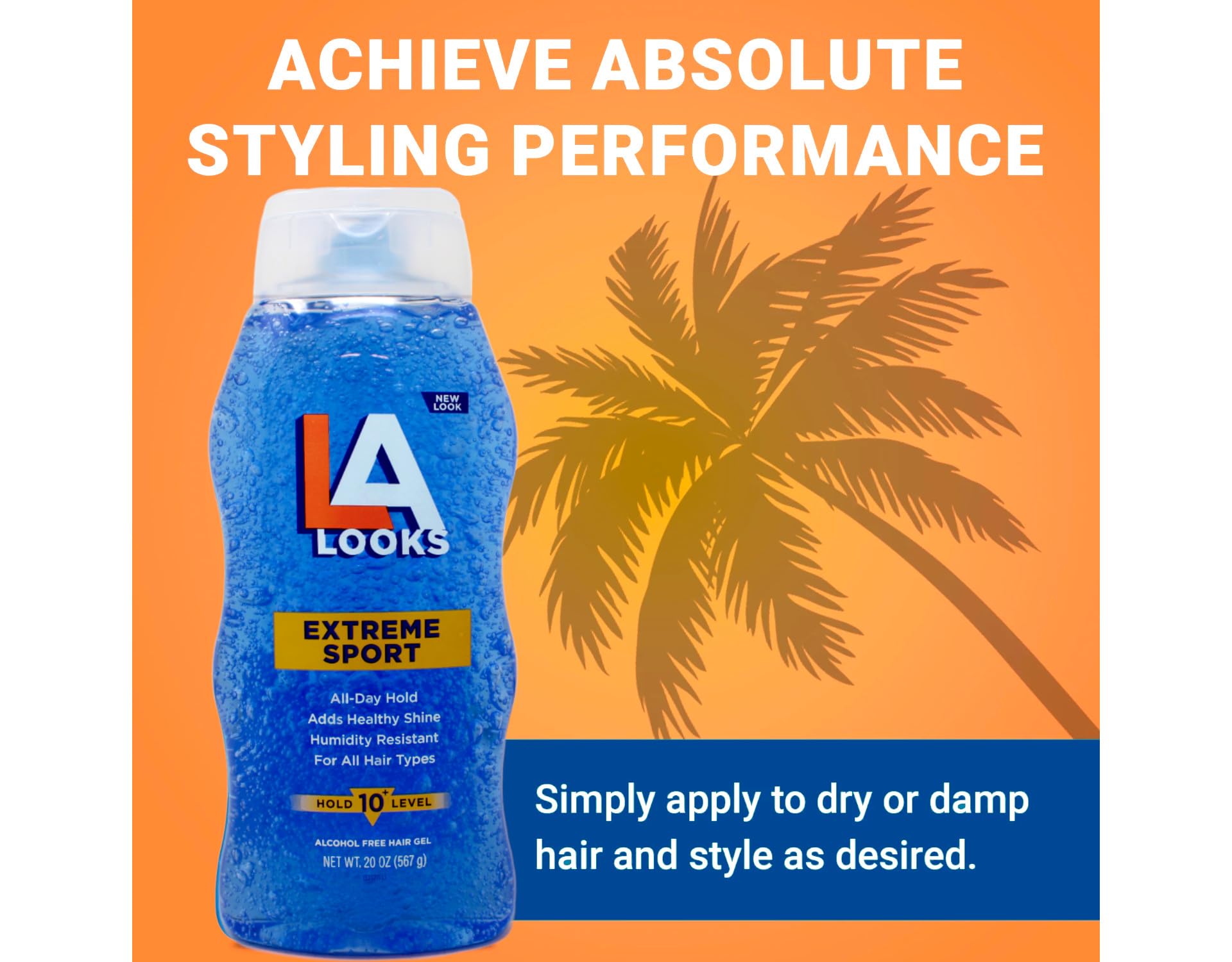 L.A. Looks – gel d'activité sportive, application douce et précise.