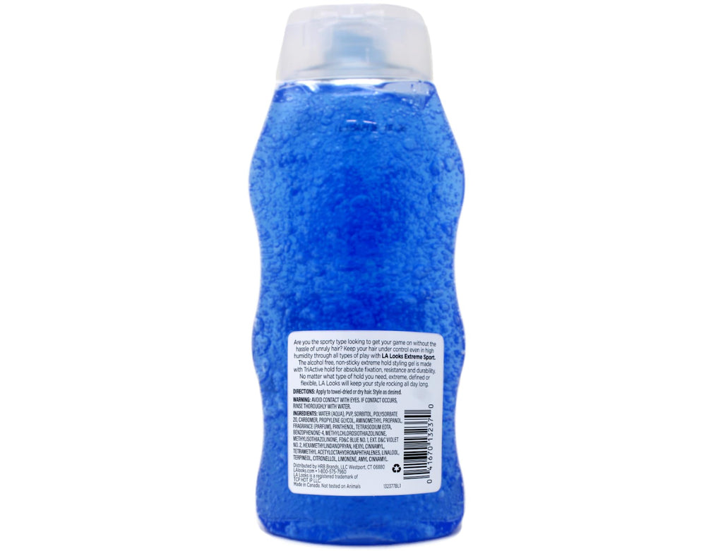 L.A. Looks – gel d'activité sportive, contenance généreuse pour usage prolongé.