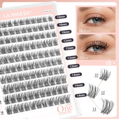 Ensemble La Maesii 112 clusters pour varier les looks rapidement.