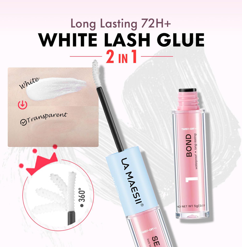 La Maesii Lash Bond brosse spirale 360, application homogène et rapide.
