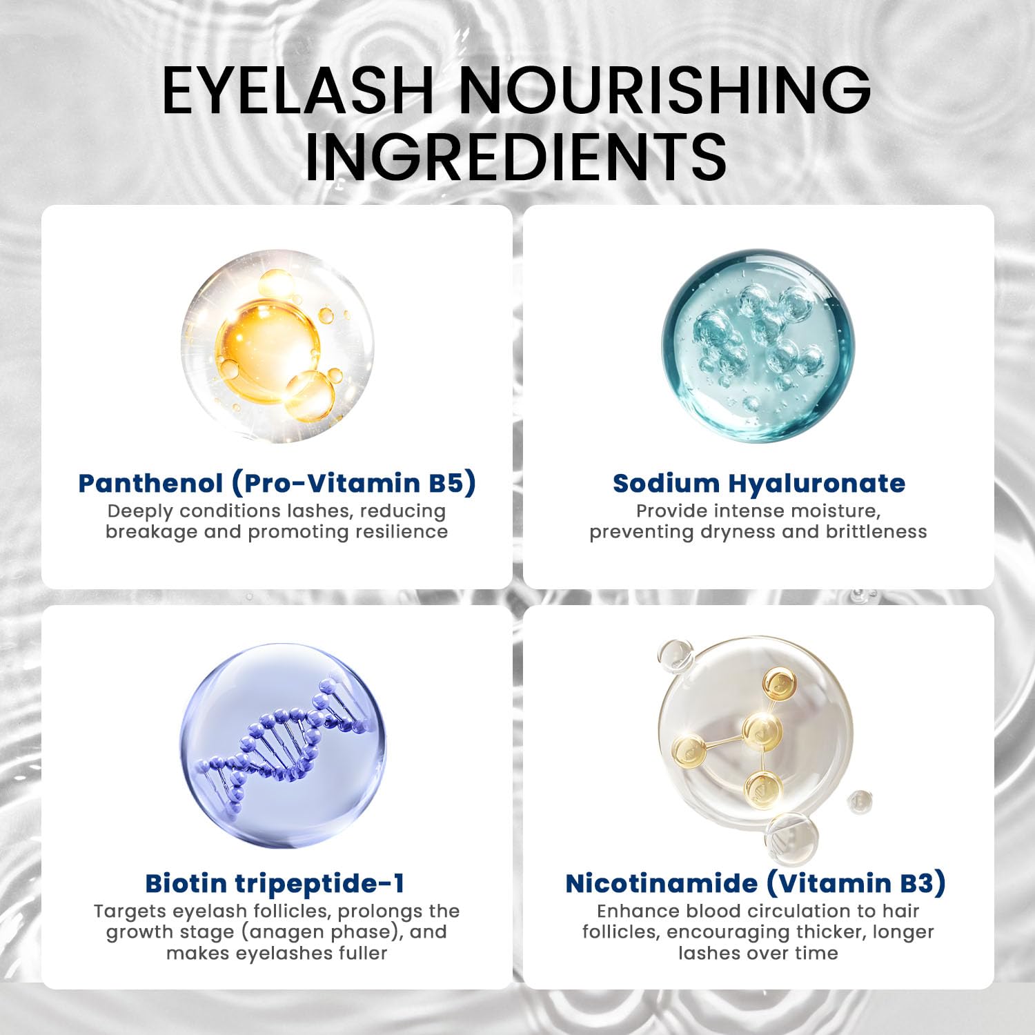 La Maesii Sérum Cils : Texture gel non collant et sans résidu.