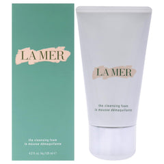 La Mer Mousse Nettoyante visuel flacon, purifie la peau en douceur.