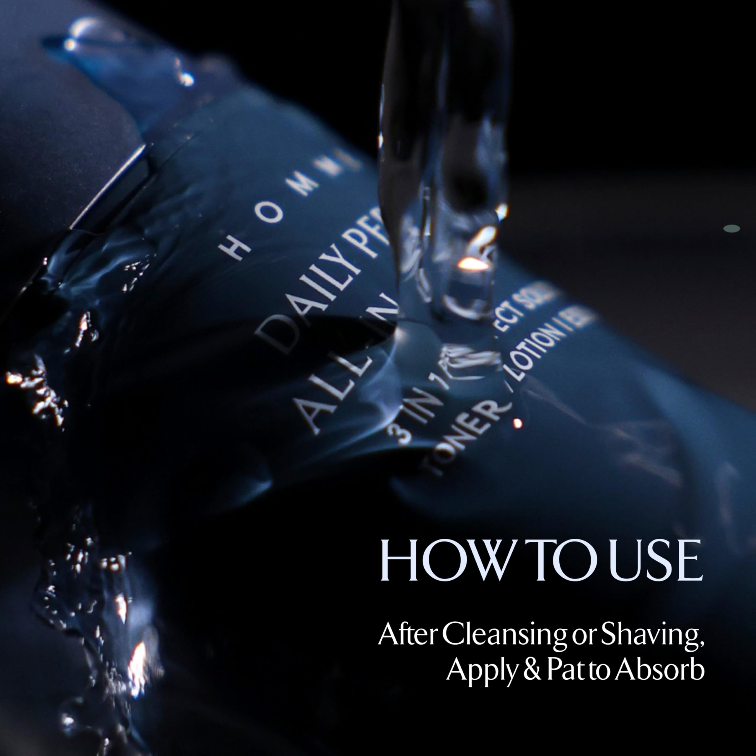 La MUSE Homme Daily: soin 3-en-1 simplifiant la routine masculine quotidienne.