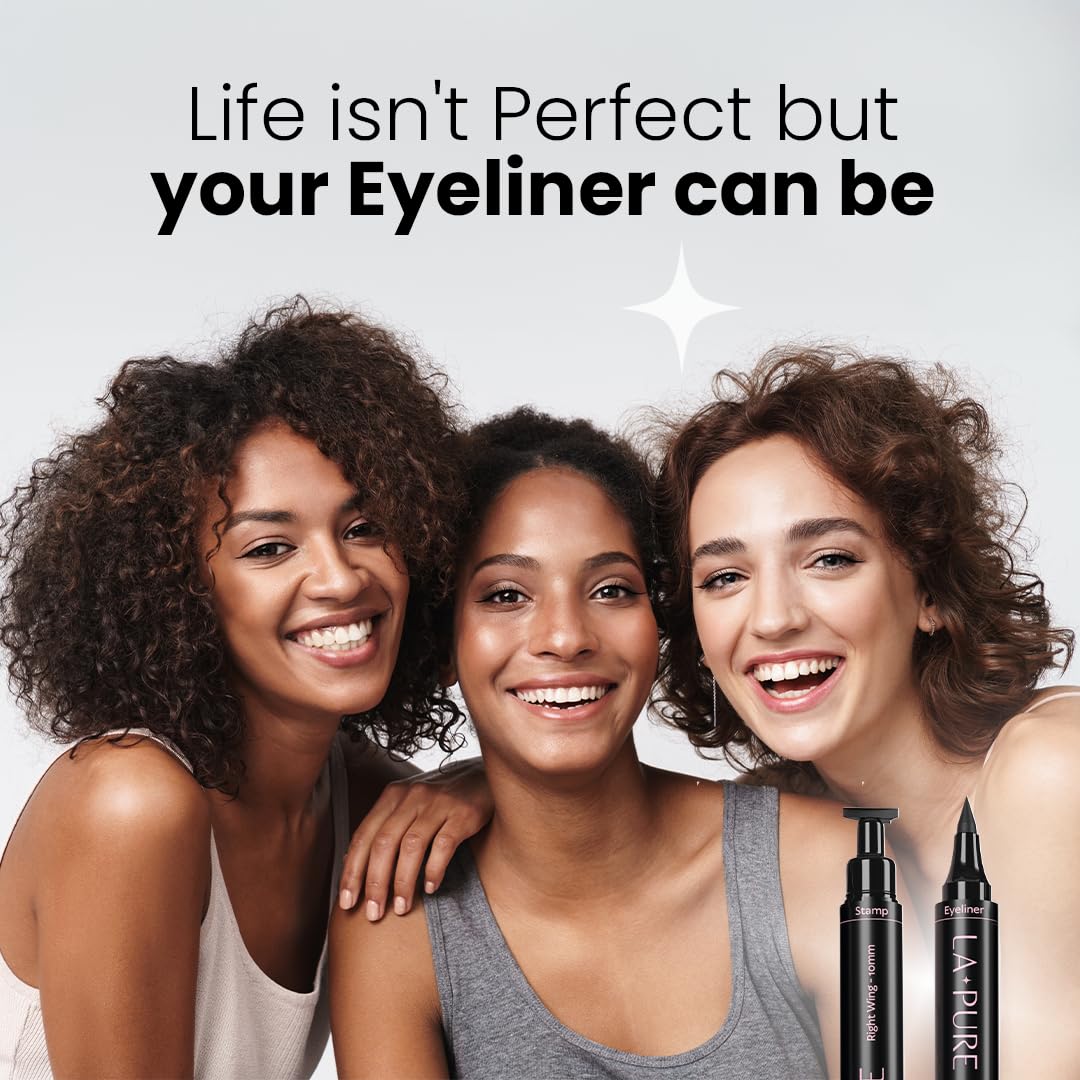 La Pure Eyeliner Flacon Précis propose une pointe fine pour tracé maîtrisé.