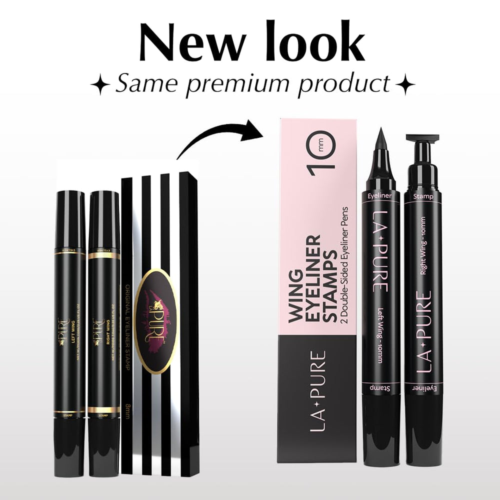 La Pure Eyeliner Stamp Droite offre une symétrie parfaite pour chaque œil.