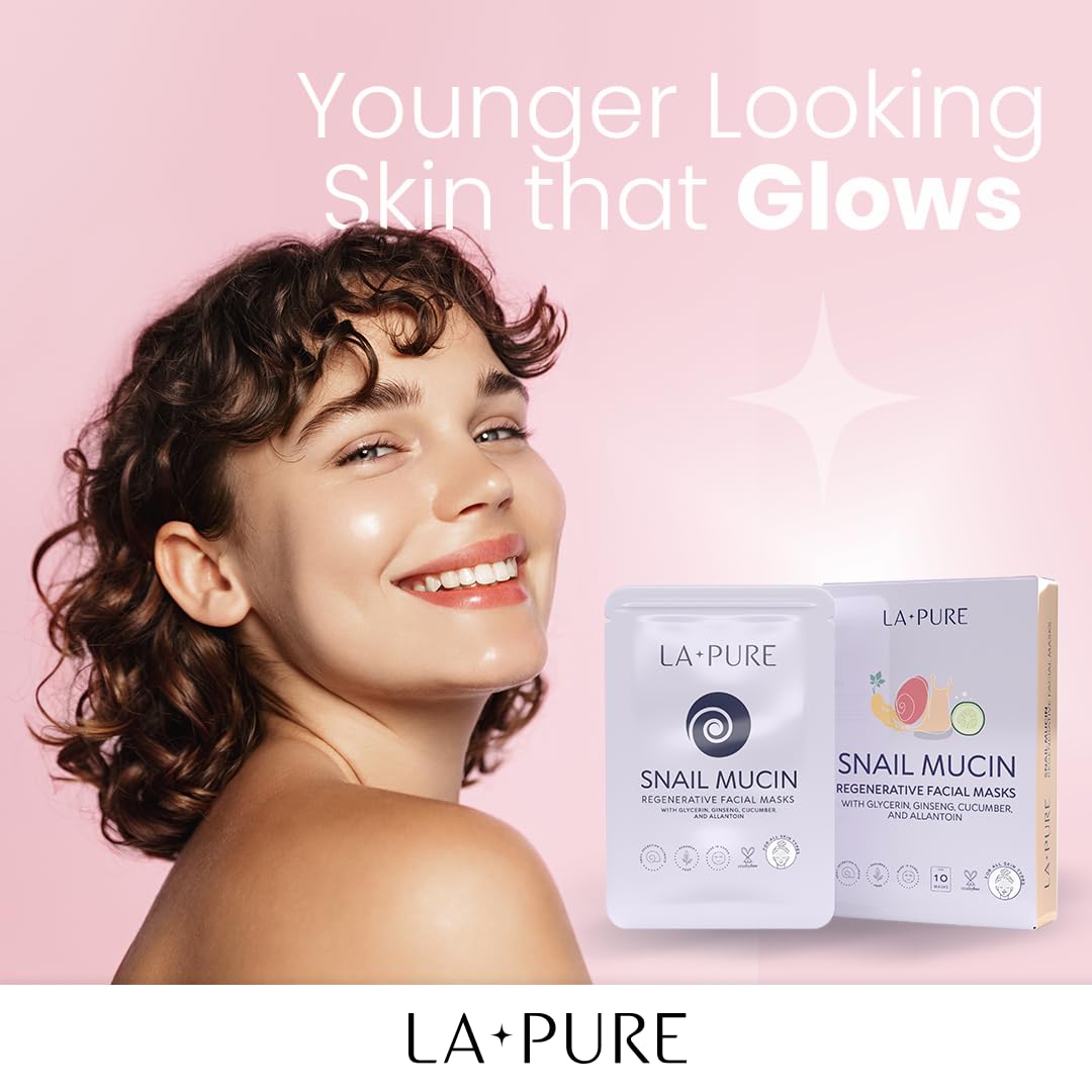 Utilisation rapide 15-20 minutes avec LA PURE Mucin Escargot