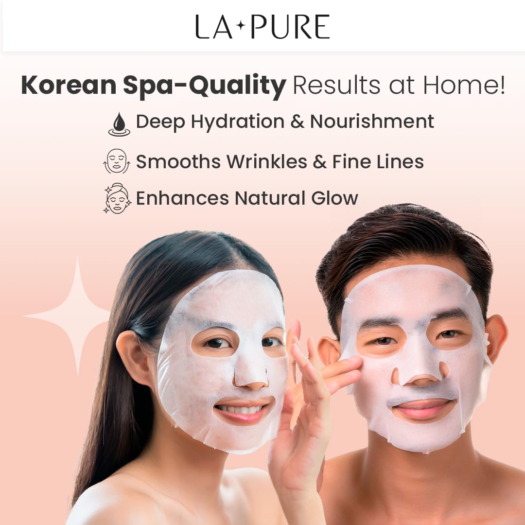 Texture coton douce LA PURE Mucin Escargot pour confort d'application