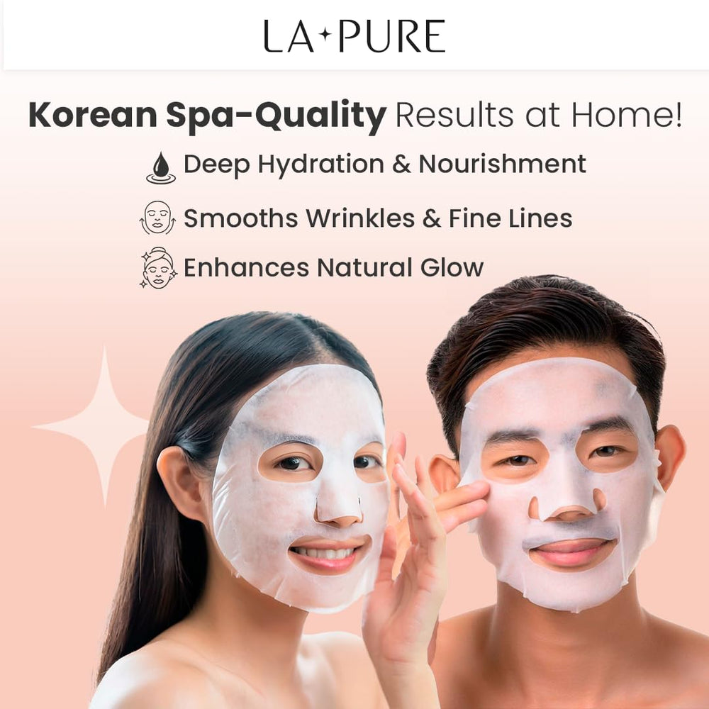 Texture coton douce LA PURE Mucin Escargot pour confort d'application