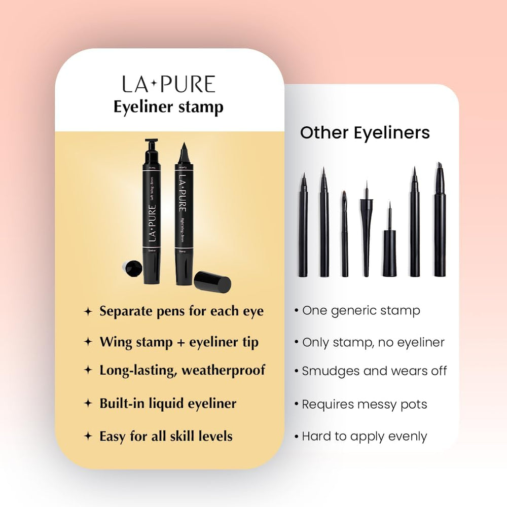 LA PURE format sans trempage, stylo noir prêt à l'emploi.