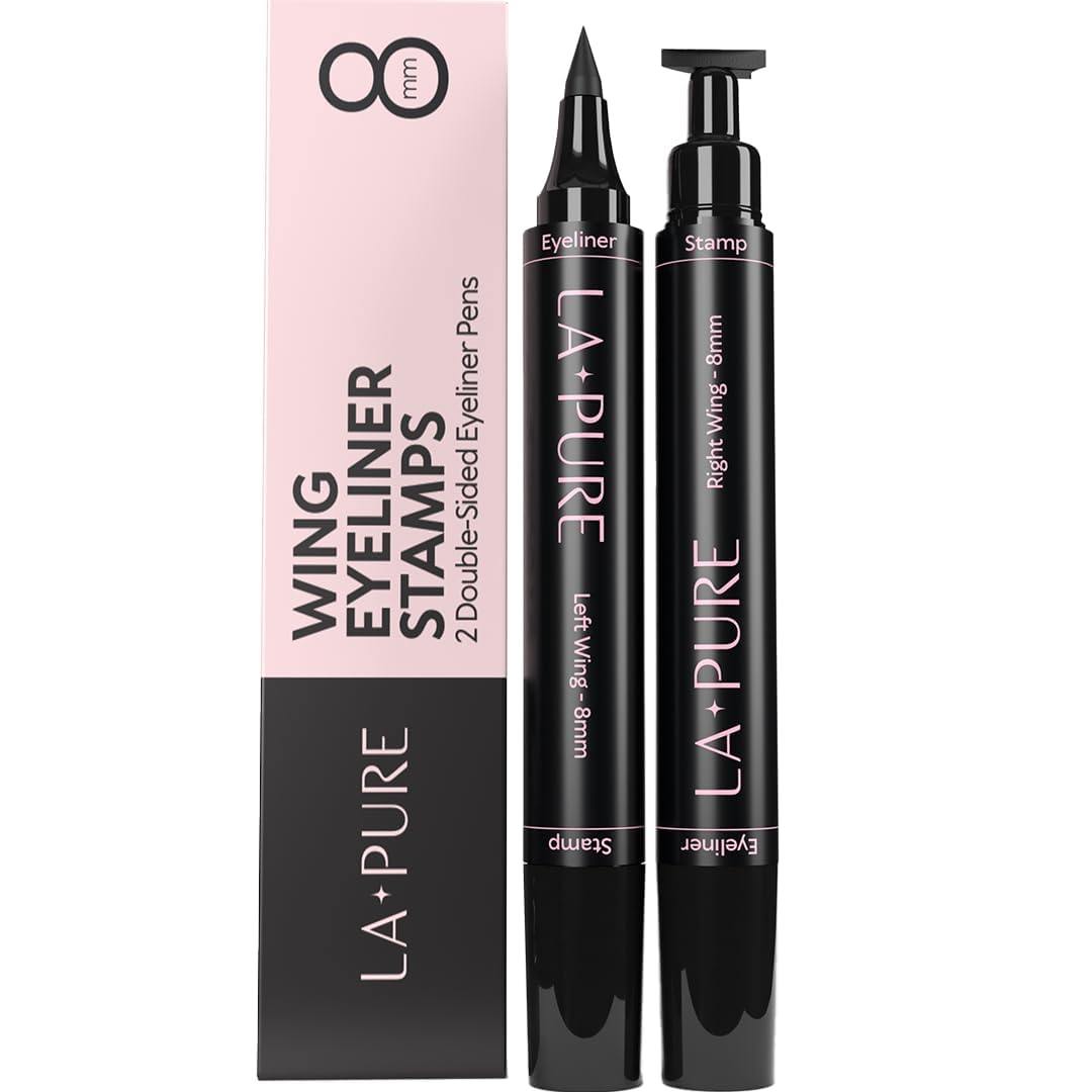 LA PURE tampon eyeliner ailé noir 8mm pour un trait précis et durable.
