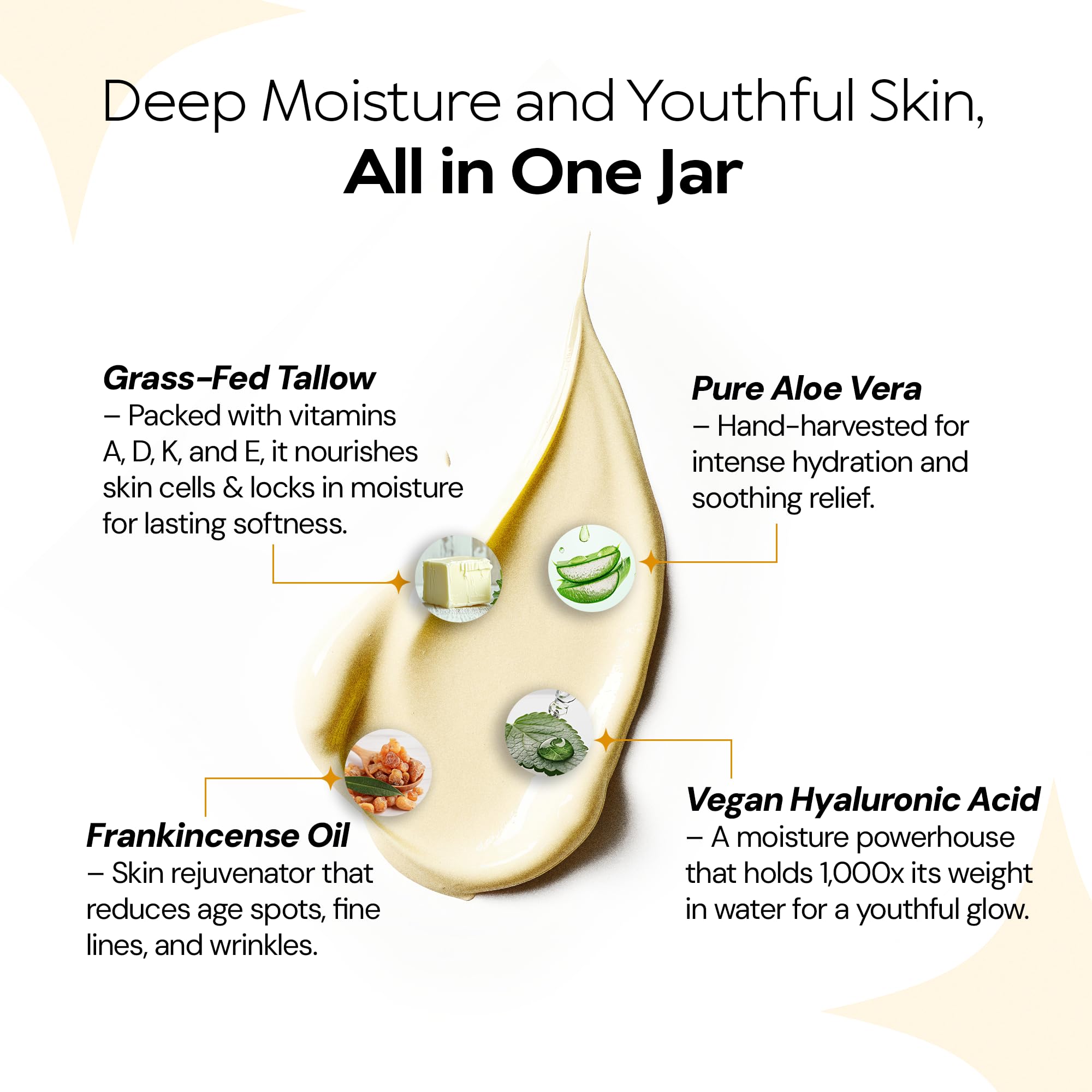 LA PURE USA made small batch jar highlighting premium ingredients.