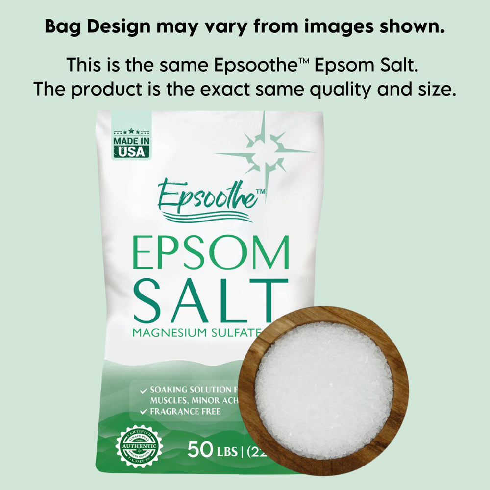 LA SALT CO – sulfate de magnésium USP, qualité pharmaceutique pour le bain.