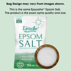 LA SALT CO – sulfate de magnésium USP, qualité pharmaceutique pour le bain.