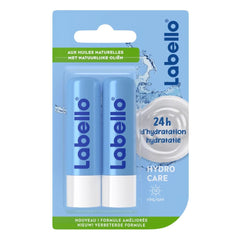 Labello Hydro Care lip balm tube with SPF 15 keeps lips hydrated.