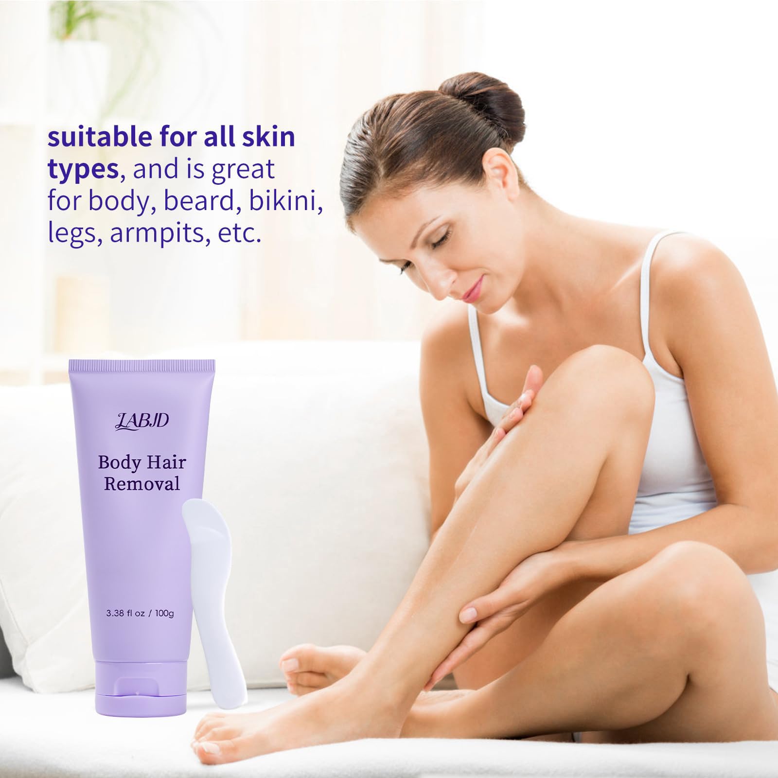 LABJD Crème épilation douce — apporter peau lisse après épilation