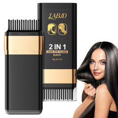 LABJD stylo coloration 2-en-1 avec peigne pour couvrir les cheveux gris
