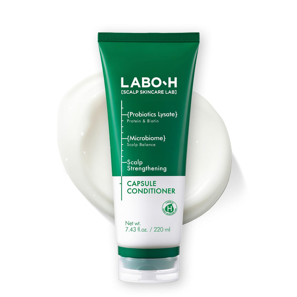 LABO-H Conditionneur Capsules – bouteille et emballage pratiques pour le soin capillaire.