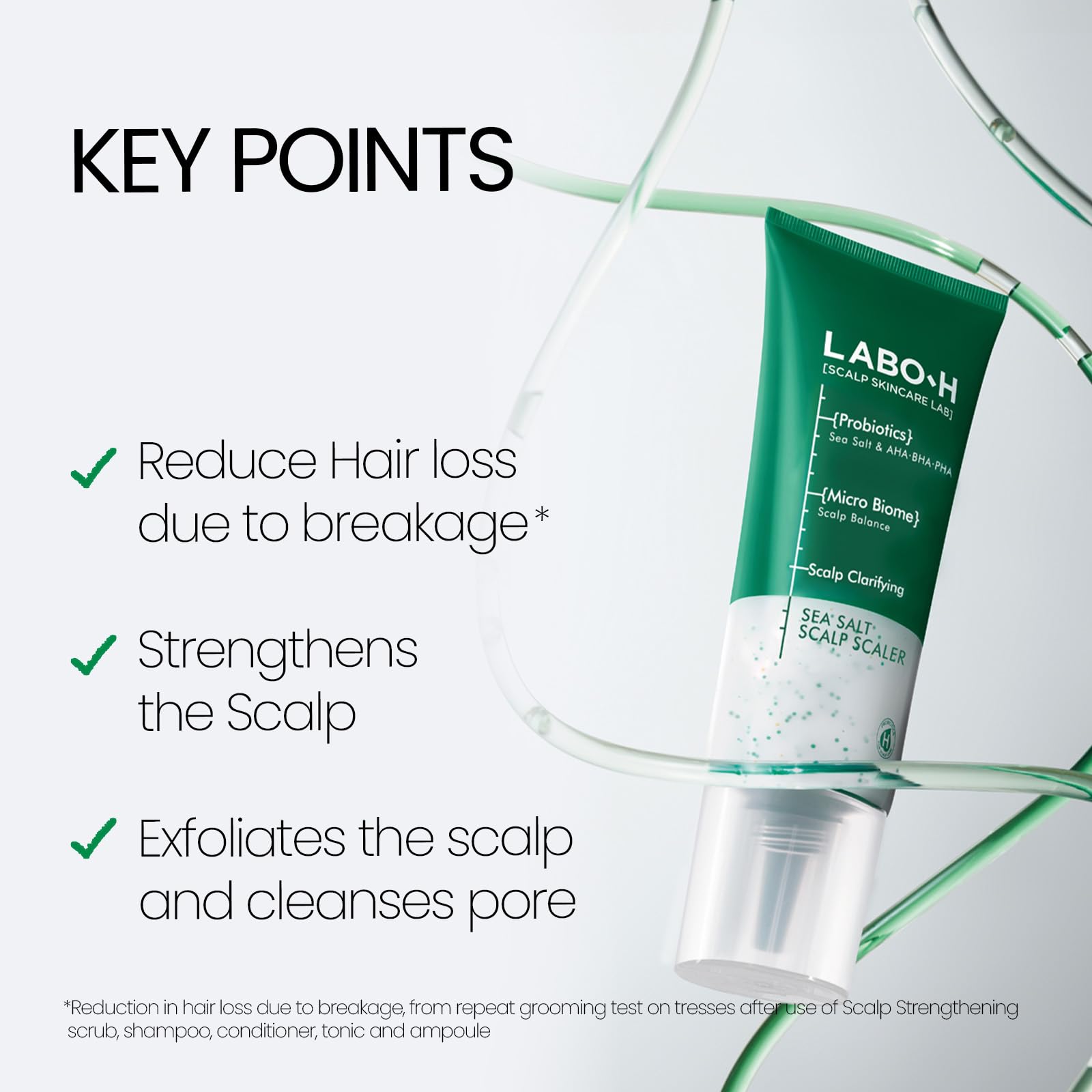 LABO-H masque pré-shampoing exfoliant purifiant.