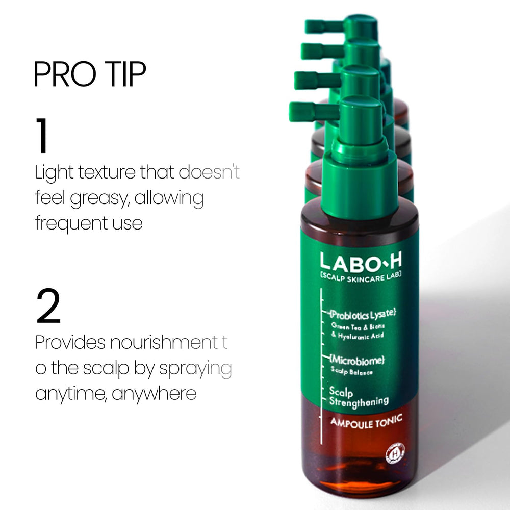 LABO-H Spray cheveux épaisseur grâce à coating physique.