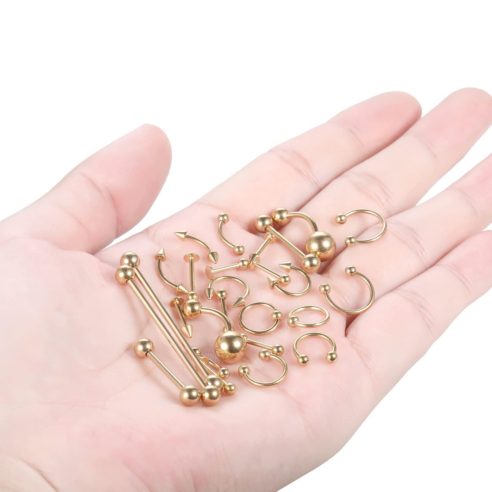 Labrets 16G: options polyvalentes pour lèvres et visage.
