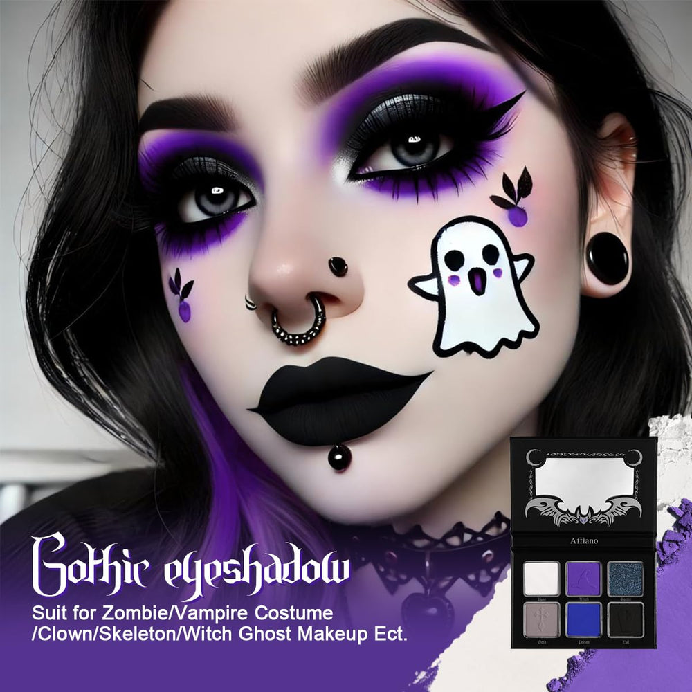 La Catrina palette ombre glitter multichrome offre effet chromatique.