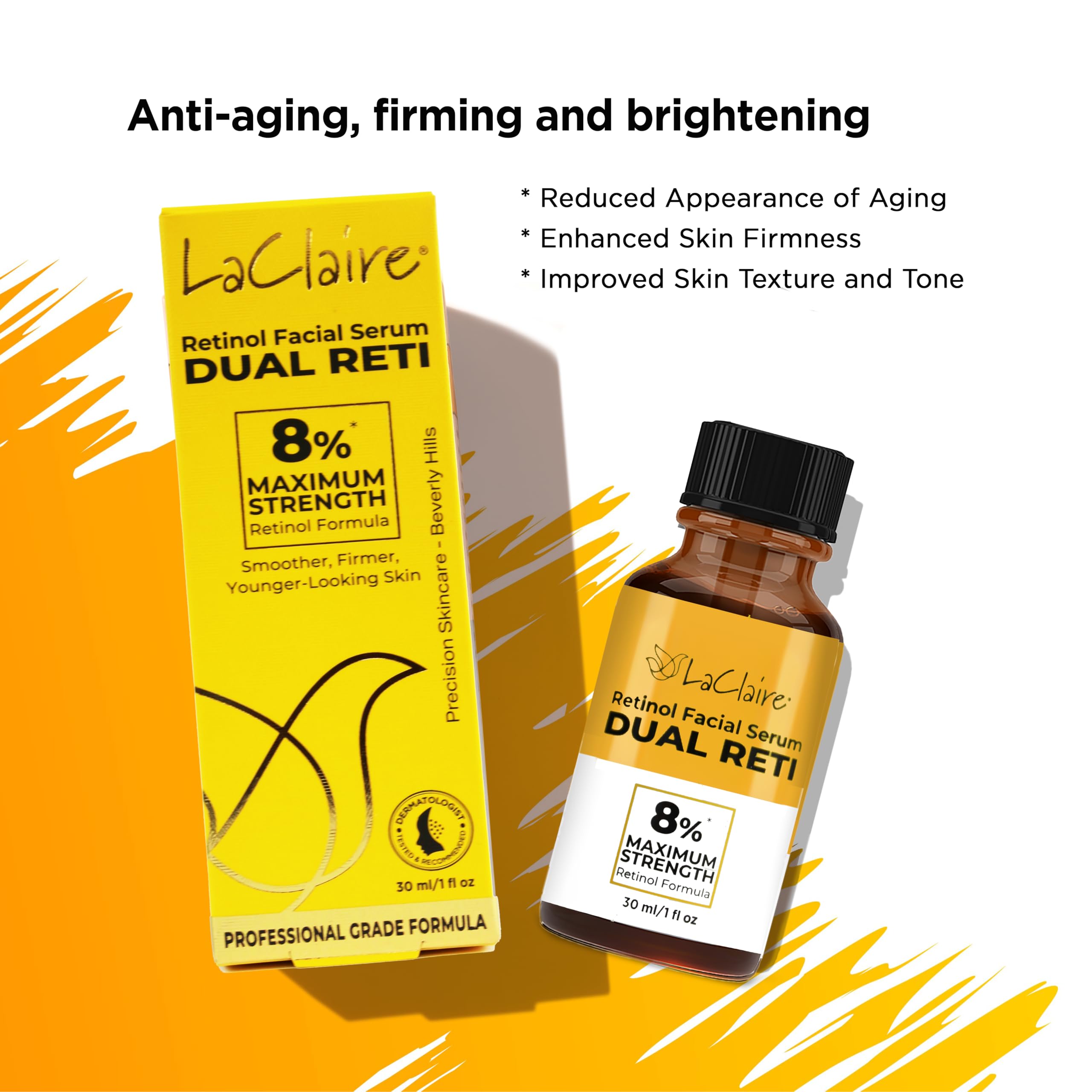LaClaire Retinol Complex Serum, routine anti‑âge douce et adaptable