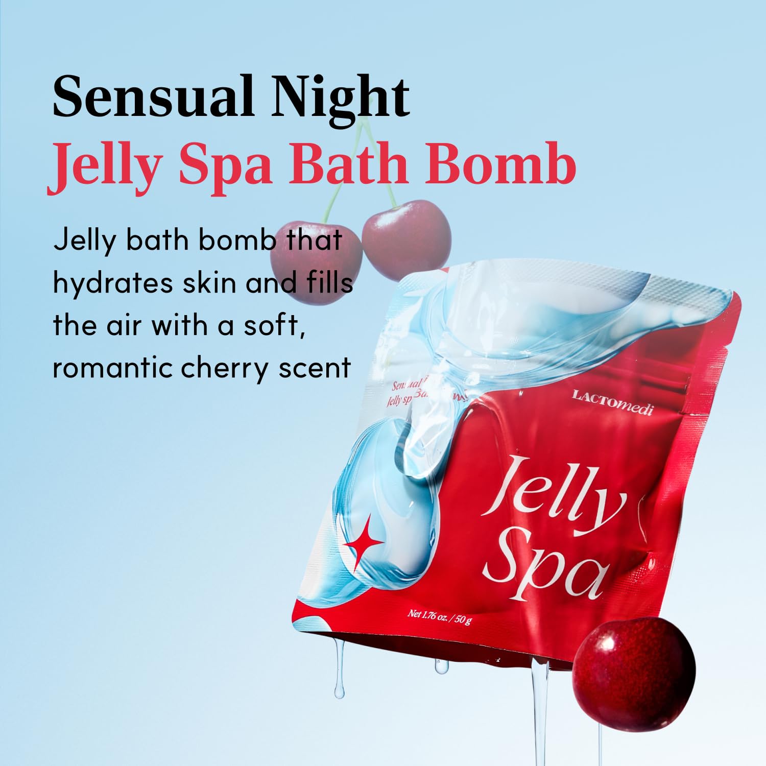 Texture slime Jelly Spa LACTOMEDI pour bain ludique