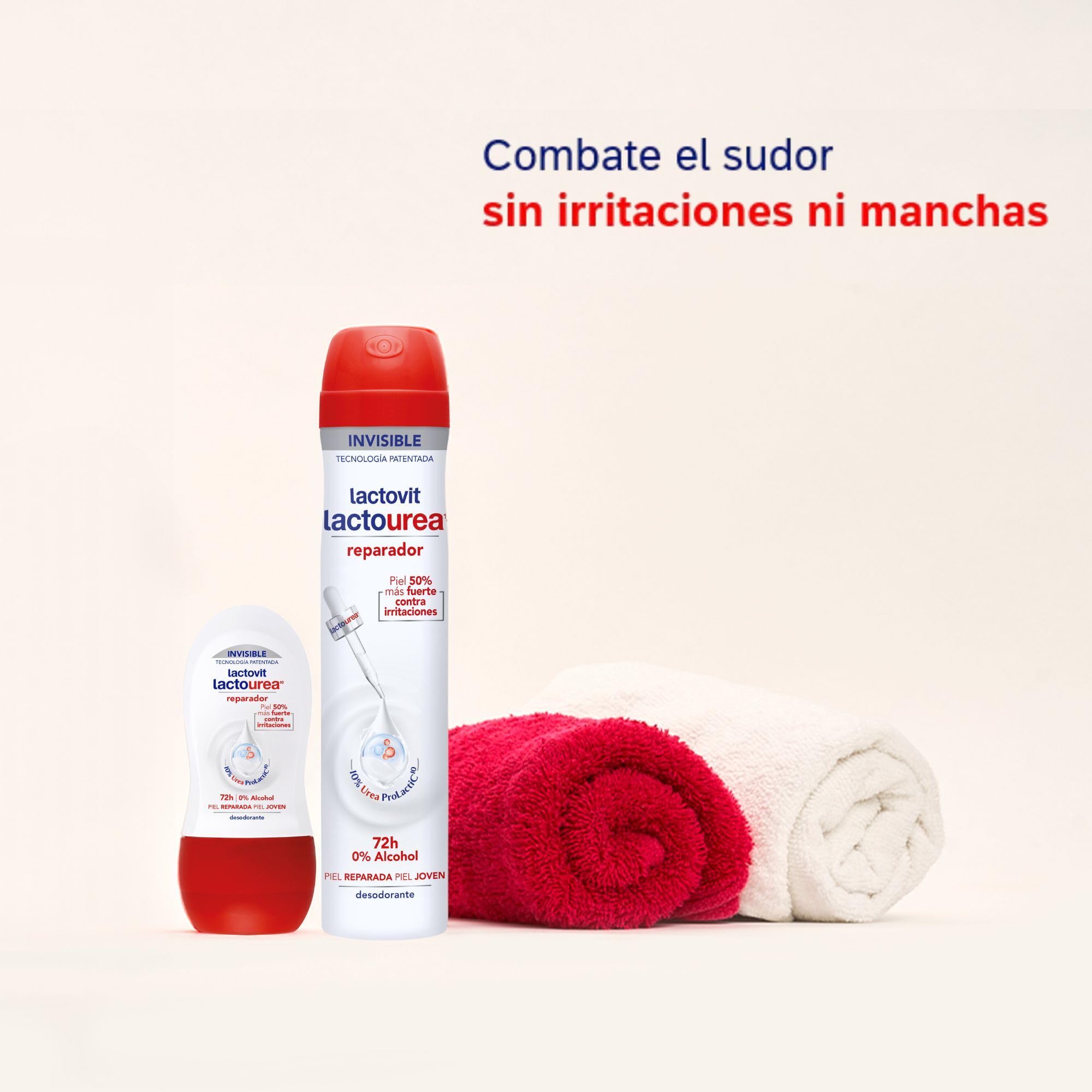 Lactovit Déodorant Réparateur, utilisation quotidienne facile et efficace.