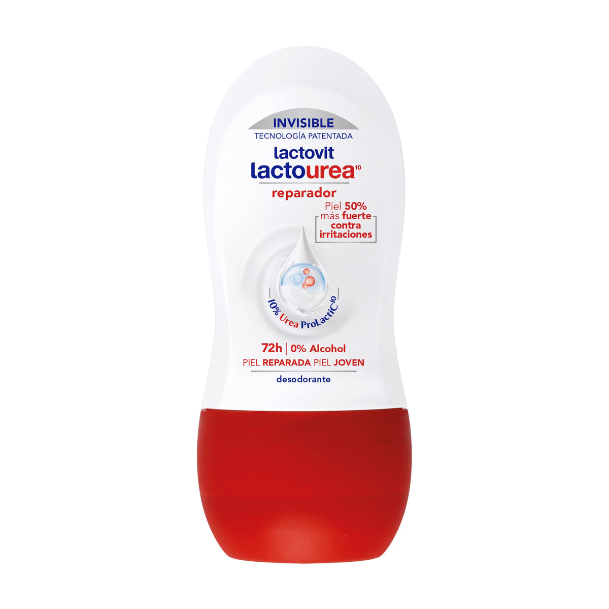 Lactovit Déodorant Réparateur, bouteille 50 ml, protection quotidienne douce.