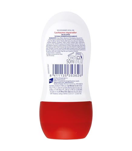 Lactovit Déodorant Réparateur, texture crème, application agréable.
