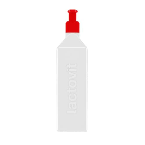 Application matinale sur peau propre pour une douceur durable avec Lactovit.