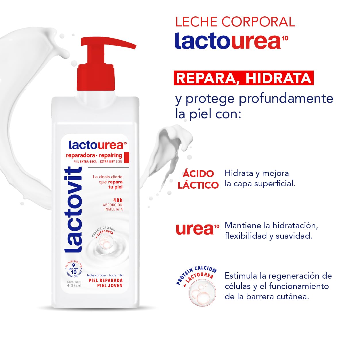 Fragrance délicate Lactovit qui persiste légèrement après application.