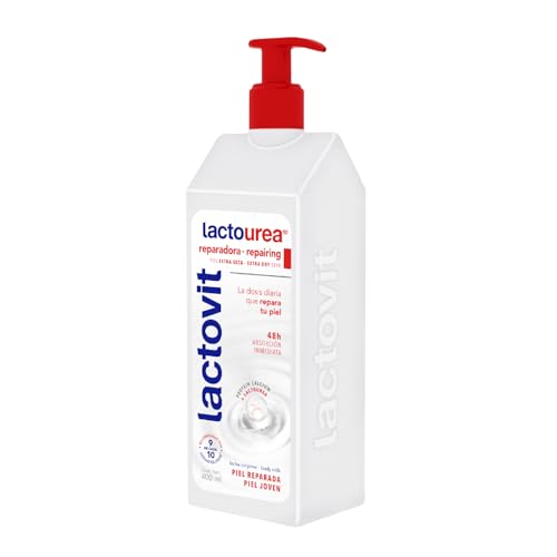 Texture crèmeuse Lactovit Lactourea qui pénètre vite et adoucit la peau.