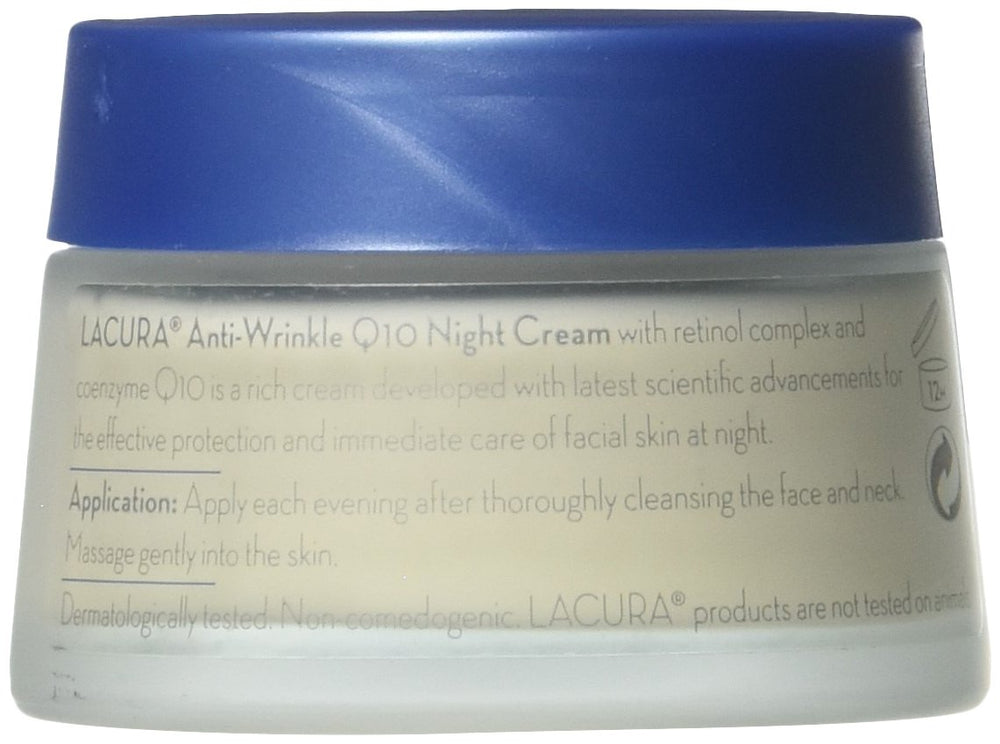 LaCura Q10 Crème Nuit Visage, appliquée facilement, offre douceur et confort nocturne