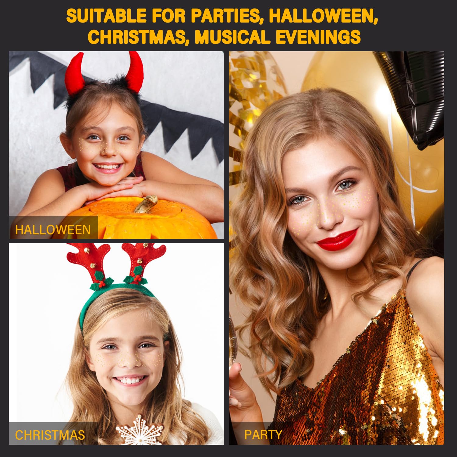 Accents glamour LADDYFOX patches dorees pour looks festifs