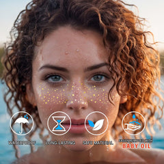 Formes uniques LADDYFOX pour motifs lumineux sur le visage
