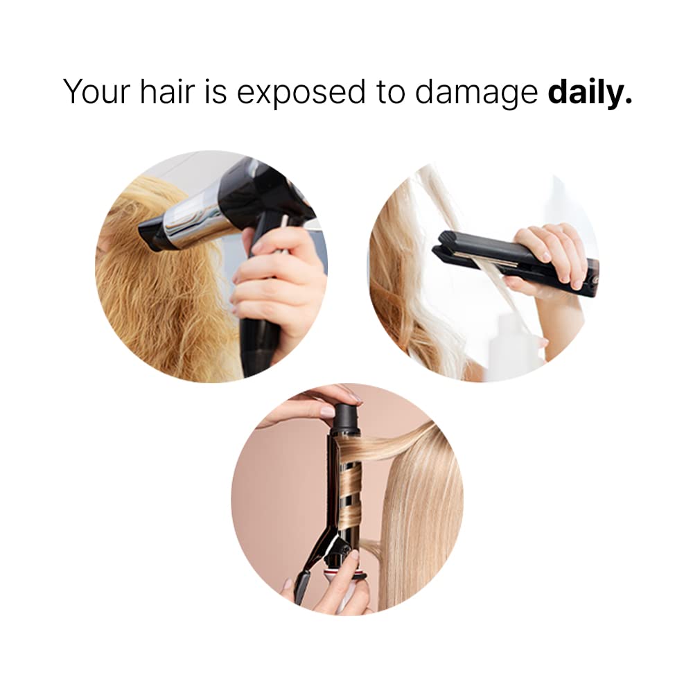 Cheveux brillants et hydratés grâce à LA'DOR et sa formule nourrissante.