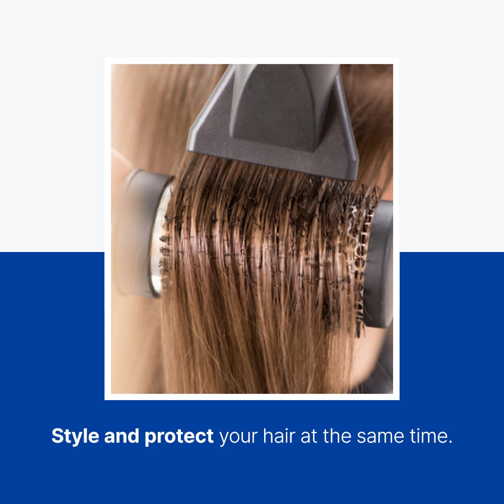 Contrôle des frisottis et cheveux lisses après utilisation avec LA'DOR.