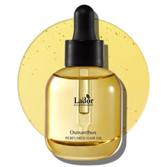 LA'DOR Osmanthus huile parfumée pour cheveux — bouteille élégante et soin nourrissant