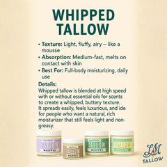 Lady May Tallow ingrédients eucalyptus et huile arbre-à-thé: fraîcheur et douceur.