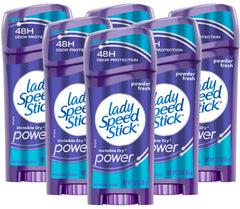 Lady Speed Stick flacon-deodorant invisible poudre frais et protection prolongée.