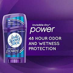 Lady Speed Stick flacon montrant une protection 48 heures.