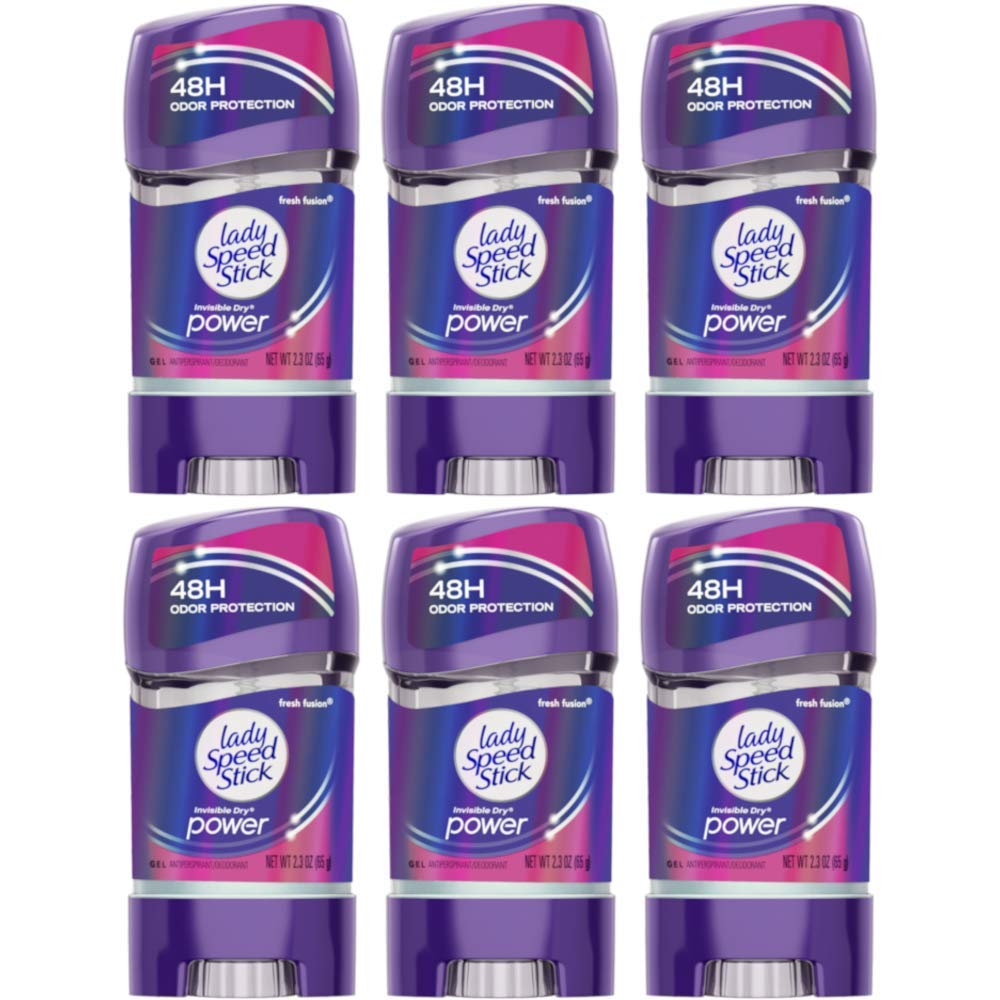 Lady Speed Stick Gel Invisible : séchage rapide et fini clair sans traces.