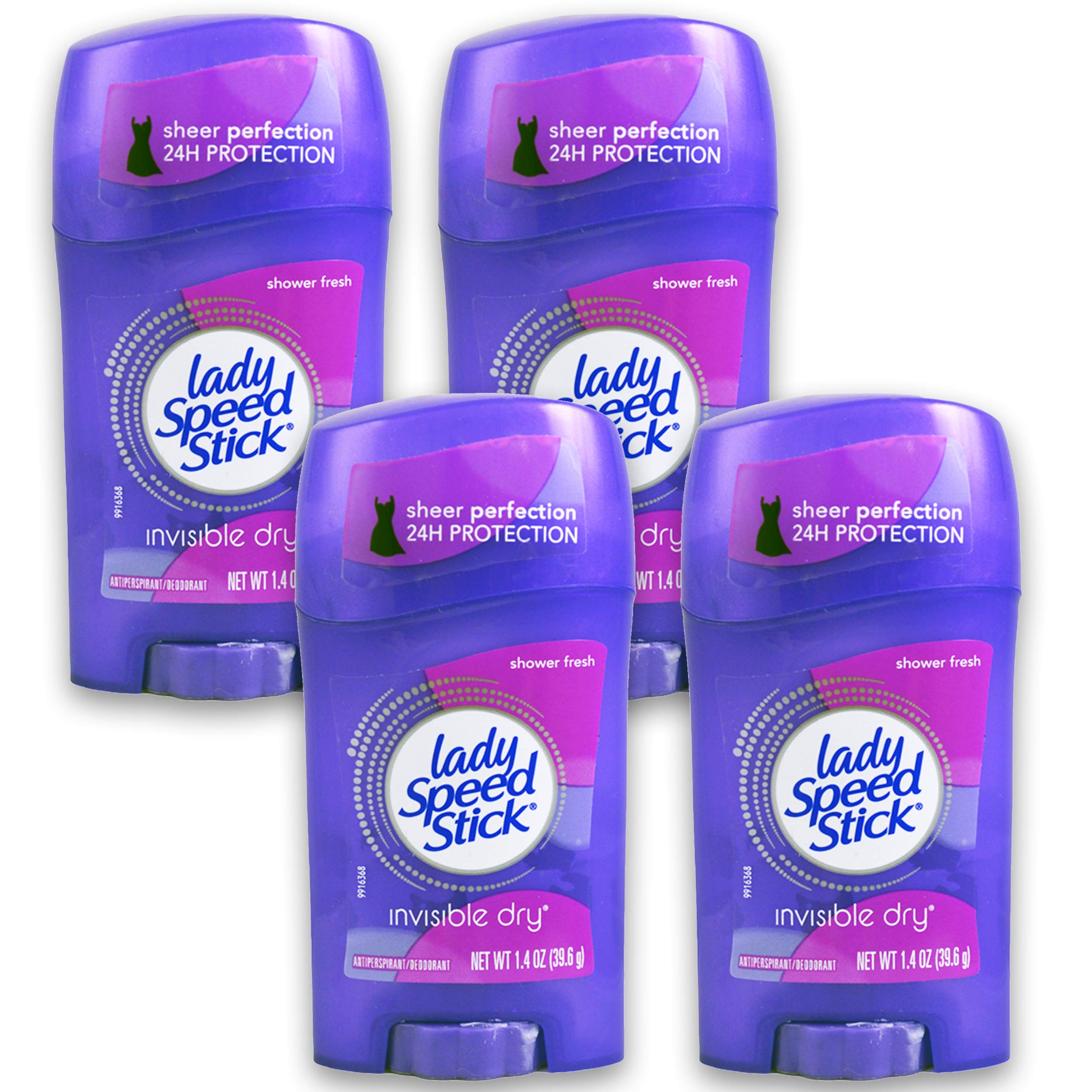 Application du déodorant Lady Speed Stick Invisible Dry, sans résidu.