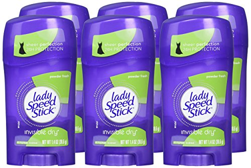 Lady Speed Stick Poudre Fraîche, parfum léger pour une sensation fraîche.