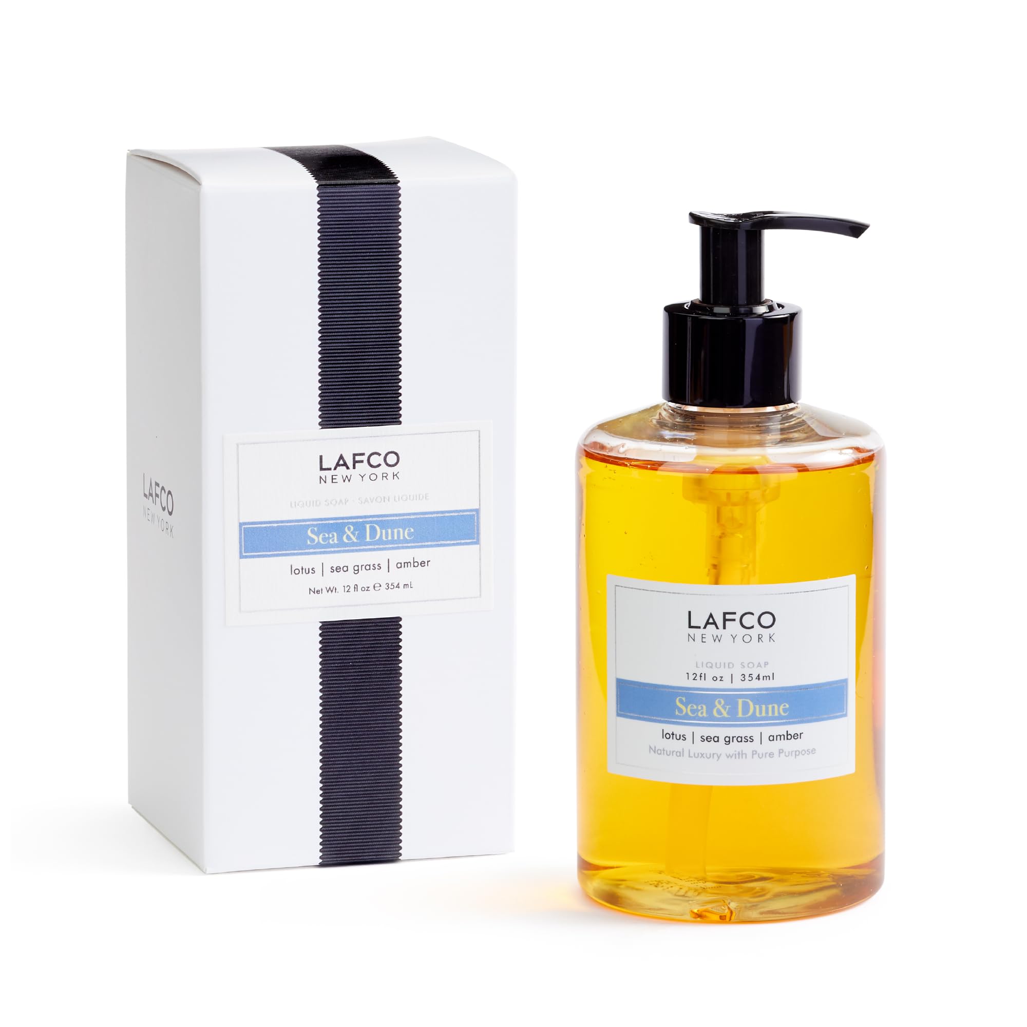LAFCO New York Sea & Dune – flacon savon liquide, hydratation durable.