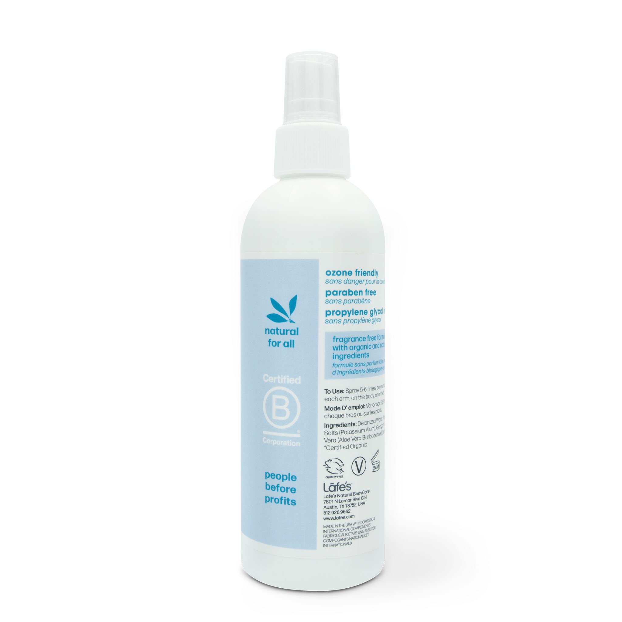 Usage quotidien en voyage avec Lafe's sans aluminium.