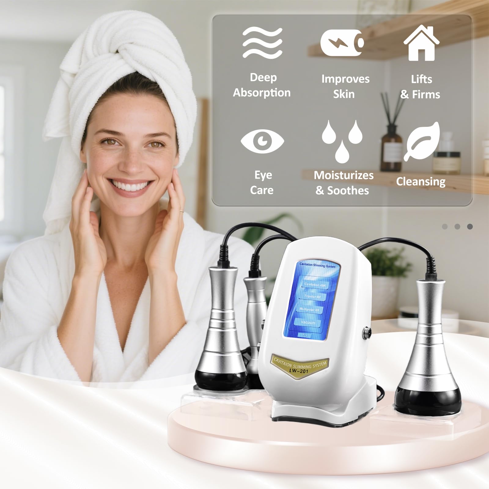 Emballage Lafska et accessoires massage rangement pratique